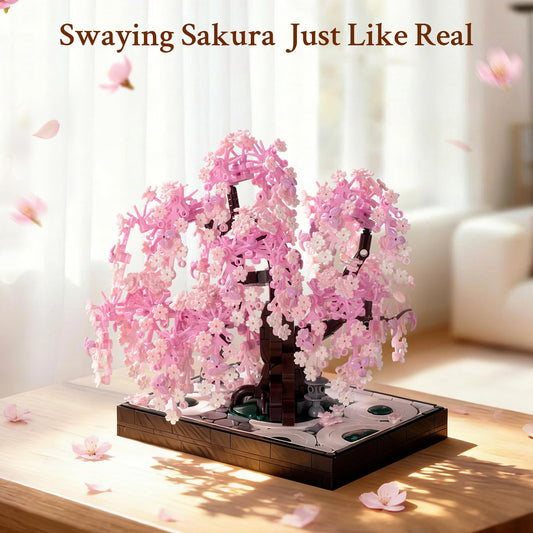 Wise Block adult building kit shows zen garden setup for mindful relaxing.