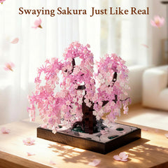 Wise Block adult building kit shows zen garden setup for mindful relaxing.