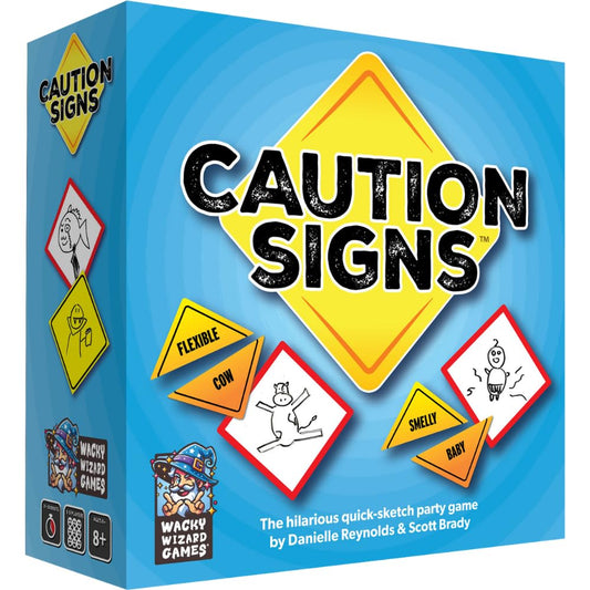 WISE WIZARD GAMES Caution Signs card deck sparks quick laughs and creative warnings.