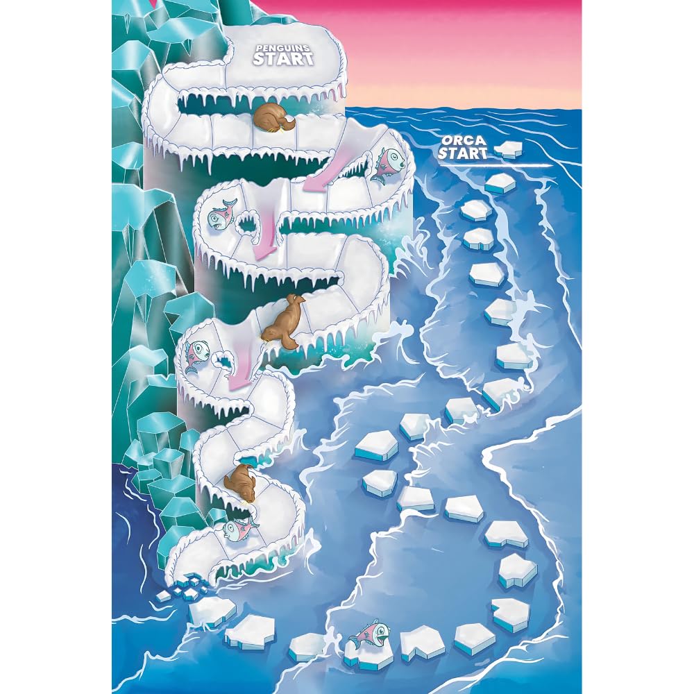 Wise Wizard Games Penguin standee ready to slide into playful competition.