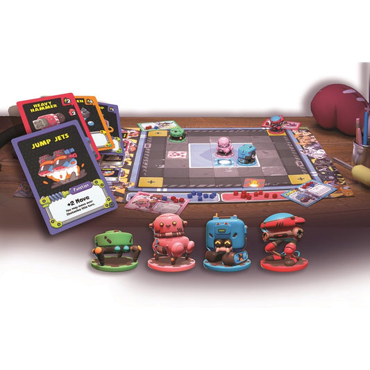 Wise Wizard Games Robot Quest Arena minis enable dynamic arena battles and tactile play.