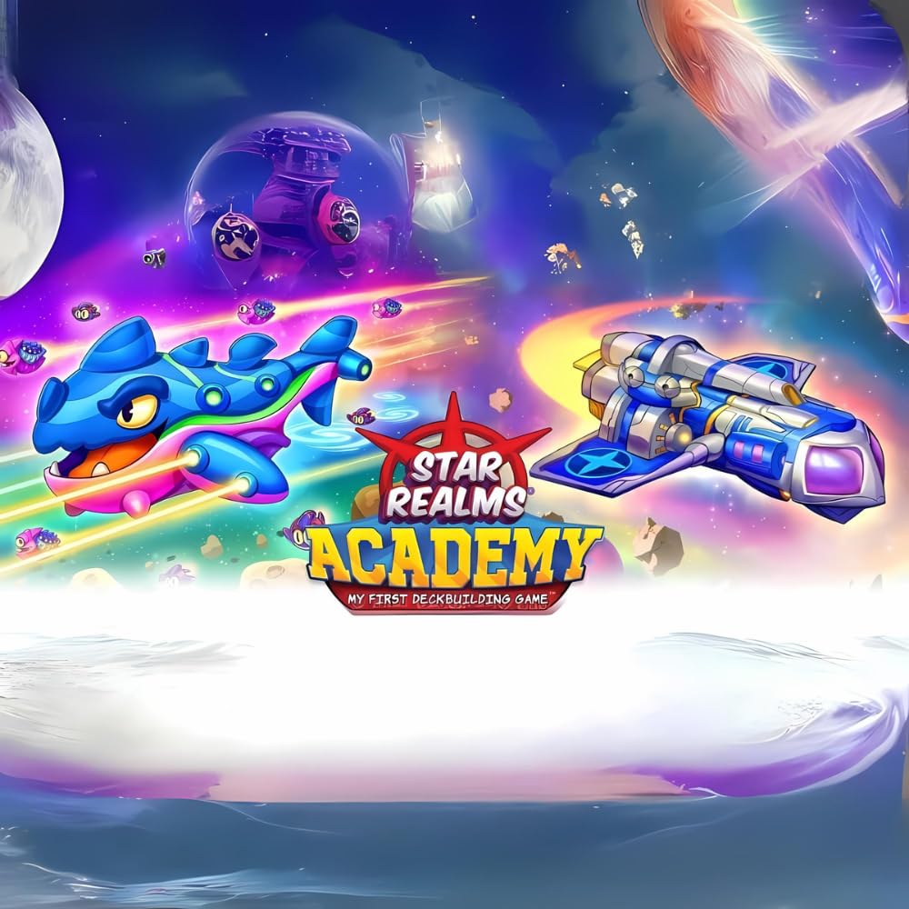 Wise Wizard Games Star Realms Academy compact box open for quick start.