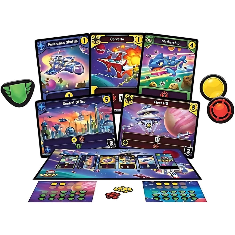 Wise Wizard Games Star Realms Academy ship upgrades and deck planning.