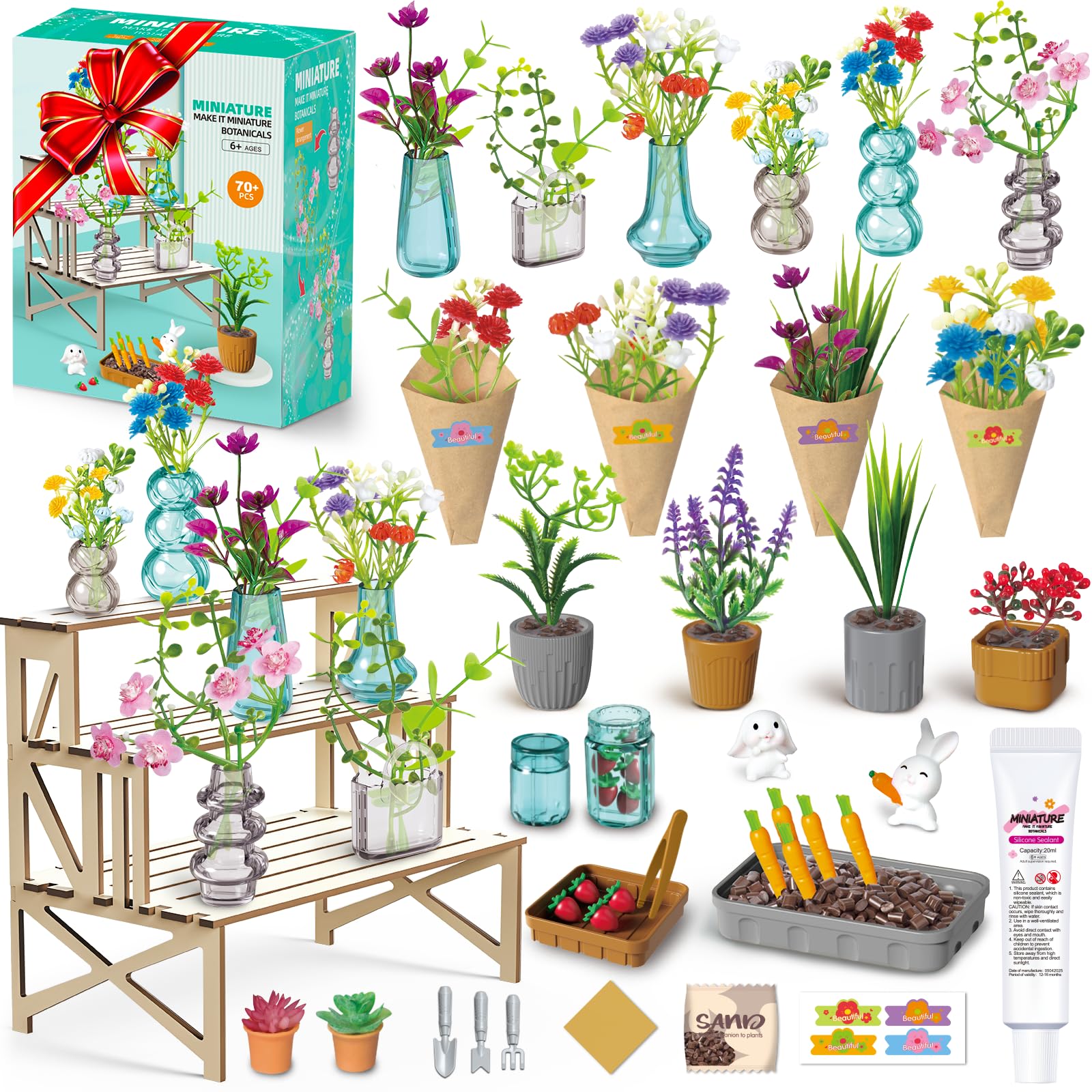 WishaLife Make It Miniature: 70 lifelike pieces for imaginative garden crafts.