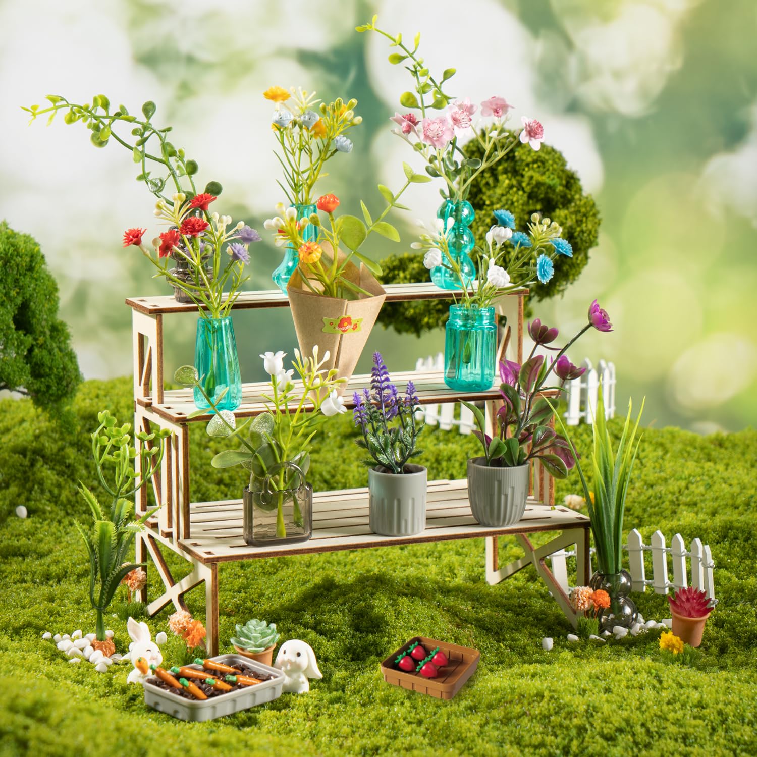 WishaLife Miniature Plants & Bonsai: create tiny potted plants and harvest simulations.