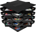 Wishdiam 8-puzzle-trays black stack trays for organized sorting and quick piece access