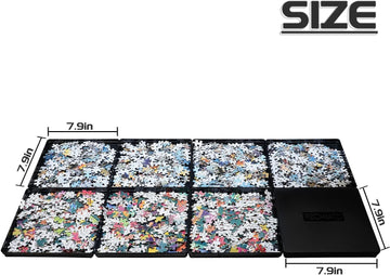 Wishdiam blue-white mix sorter trays aid color separation for faster assembly