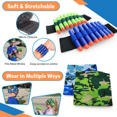 Wishery Nerf blue-orange decorations boost party atmosphere
