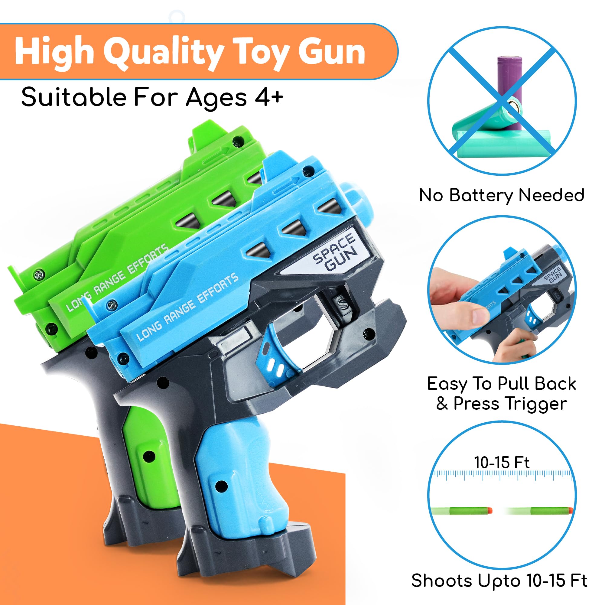 Wishery Nerf foam bullets (20) ensure ample play rounds