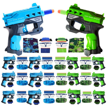 Wishery Nerf mini gun set for kids; ideal for fast outdoor battles