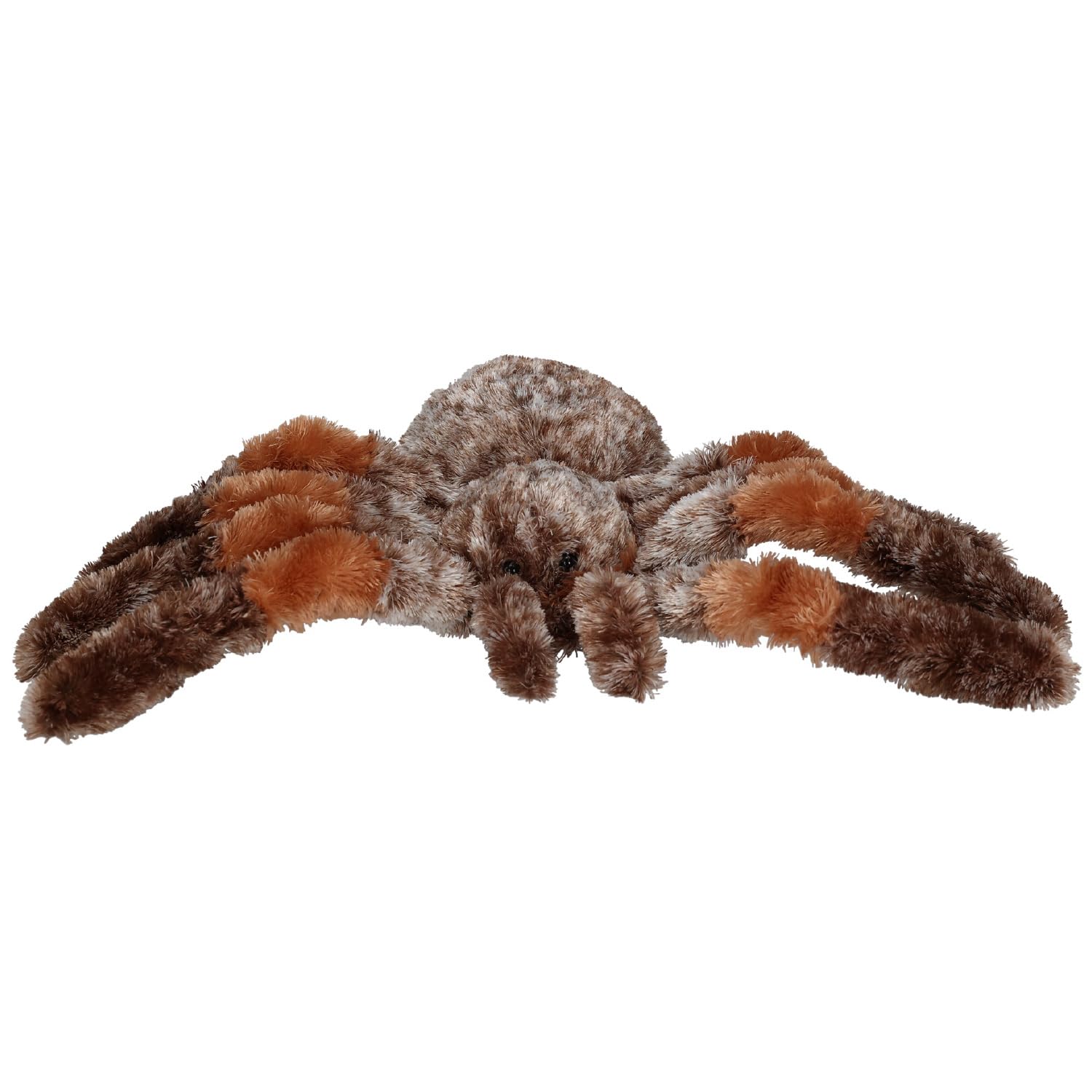 WISHPETS tarantula 9-inch front view plush, ideal travel buddy for kids.
