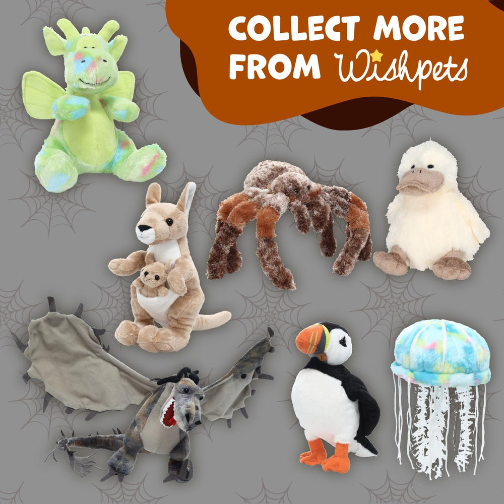 WISHPETS tarantula 9-inch available in multiple styles for choice.