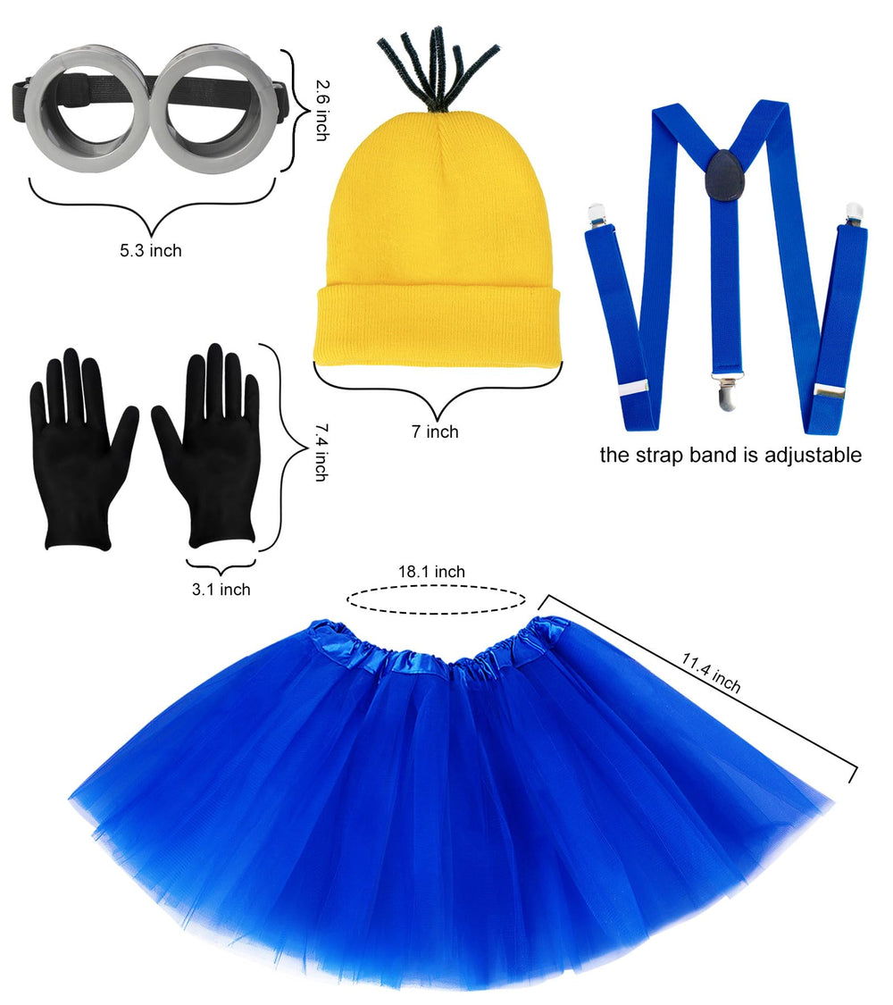 WISHTEN yellow beanie hat adds a bright focal point for Halloween outfits.