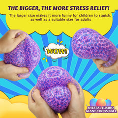 WISYME purple stress ball promotes mindful squeezing for calm at work