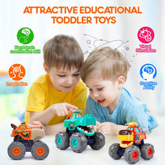 WITALENT monster truck yellow leopard, engaging visuals to spark imagination.