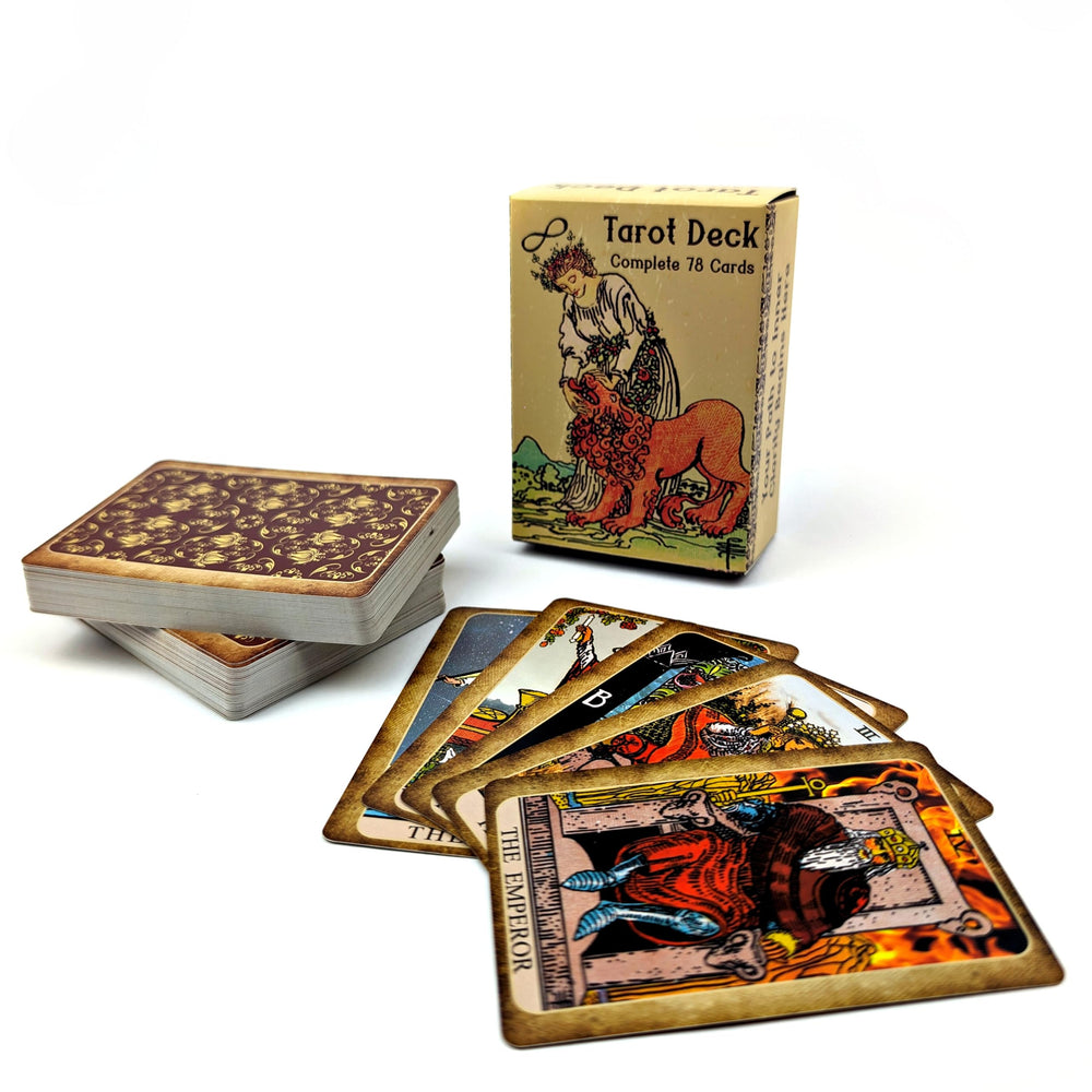 Gift-ready Witchy Cauldron mini deck for tarot beginners.