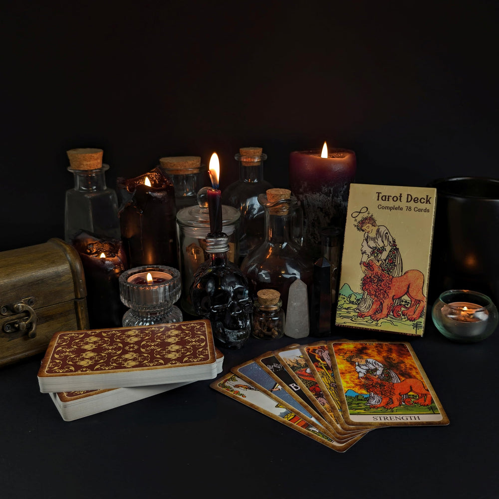 Witchy Cauldron tarot cards crisp imagery supports quick familiarization with meanings.