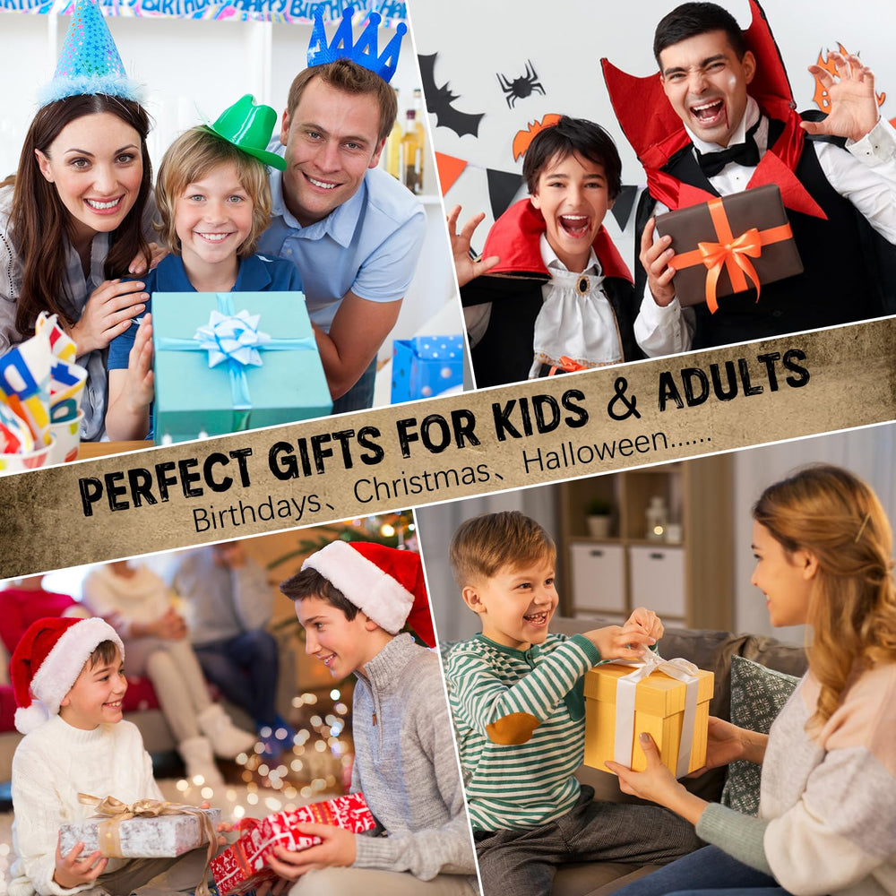 Witcrety gift packaging for Christmas or birthday, ready to surprise kids and adults.