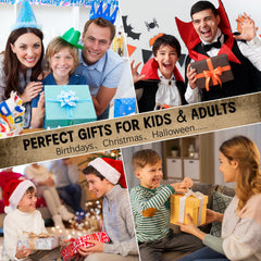 Witcrety gift packaging for Christmas or birthday, ready to surprise kids and adults.
