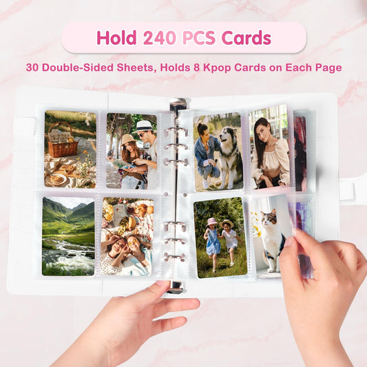 WITHYU A5 binder 6-ring closeup highlighting secure magnetic buckle and organized storage