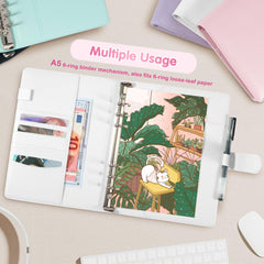 WITHYU waterproof dustproof binder protects cards from spills and dust