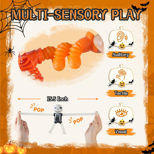 Witmelt pop tubes telescopic suction-cup attachment sticks to mirrors or windows for portable play.