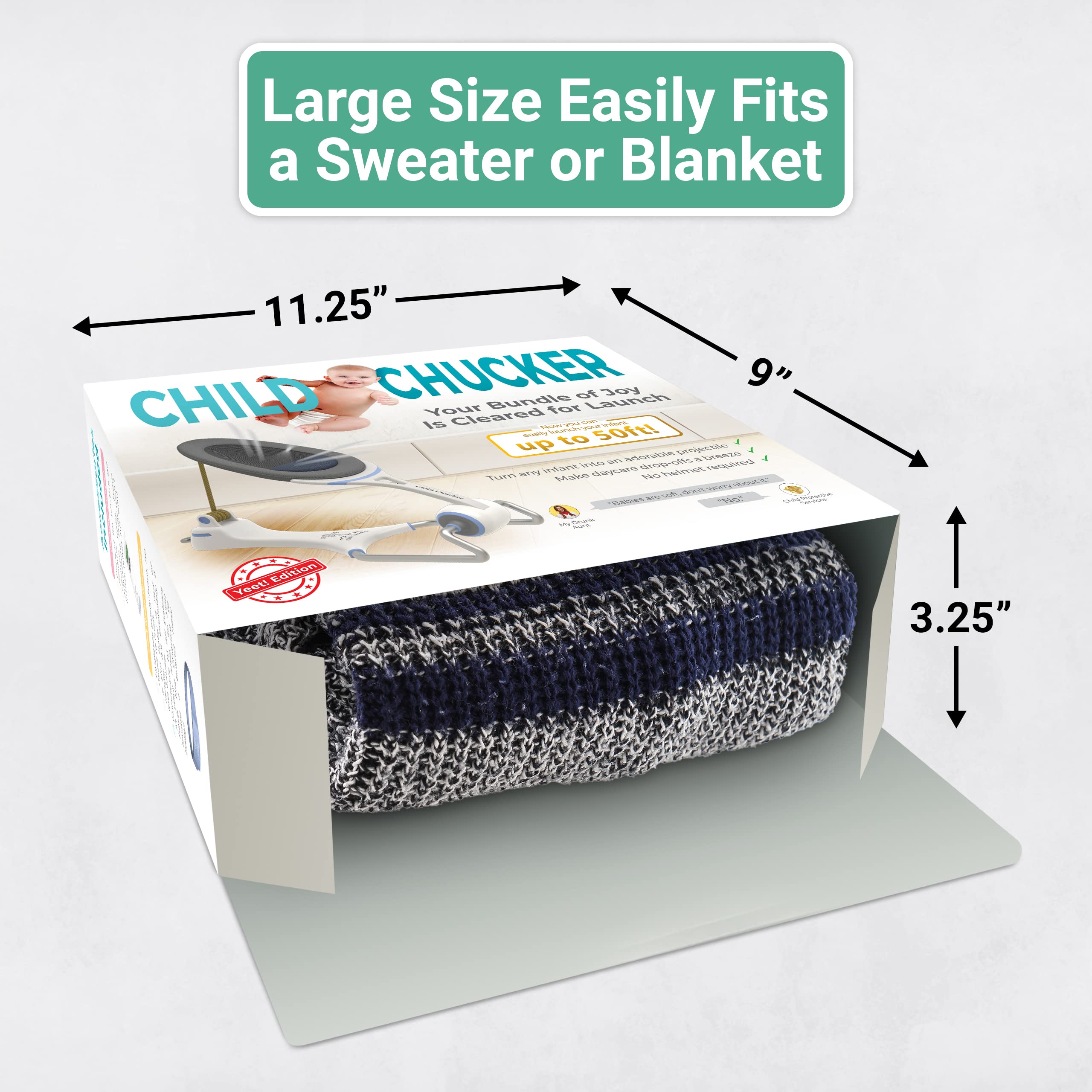 Witty Yeti party laugh box adds humor to gatherings.