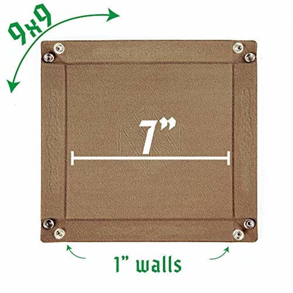 Wiz Dice folding tray compact storage ready for travel