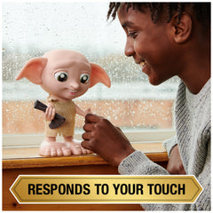 Wizarding World Dobby batteries included for immediate action and play.