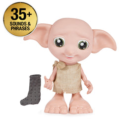Wizarding World Dobby blinking eyes and moving ears enhance storytelling.