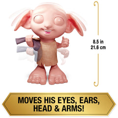 Wizarding World Dobby speaks over 30 sounds from the films for immersion.