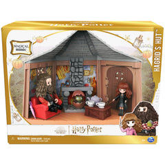 Wizarding World Hermione 3-inch doll ready for tea time in the hut.