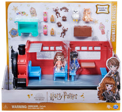 Wizarding World dolls inside the cabin for imaginative play