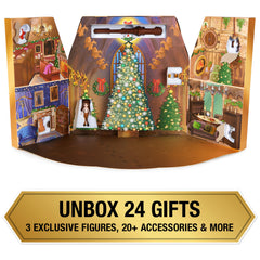 Wizarding World Magical Minis Advent Calendar H and R sweaters complete holiday look