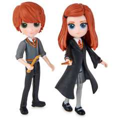 Wizarding World poseable figures allow dynamic play and spell gestures.