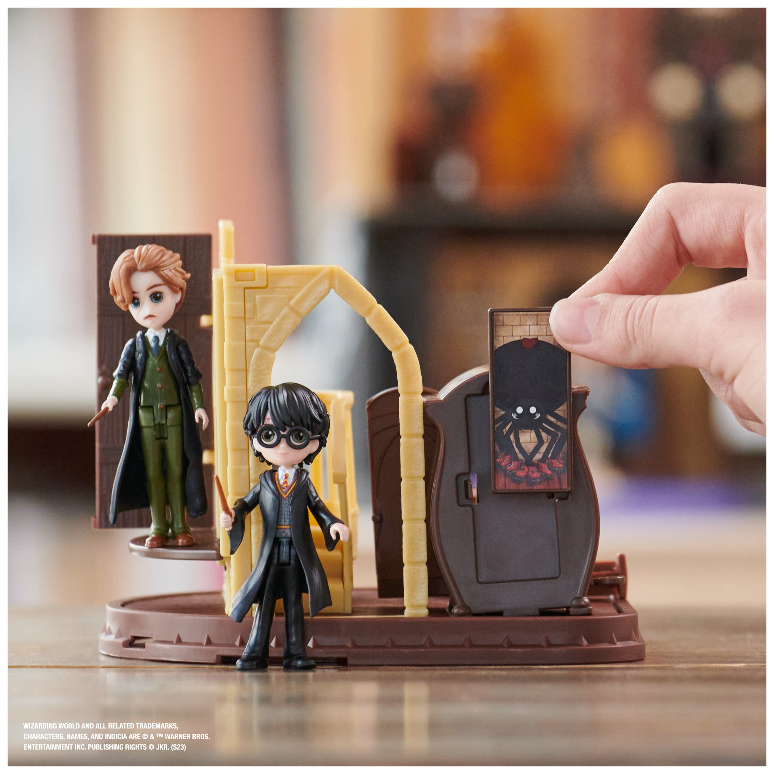 Wizarding World Professor Lupin 3-inch figure designed with authentic details.