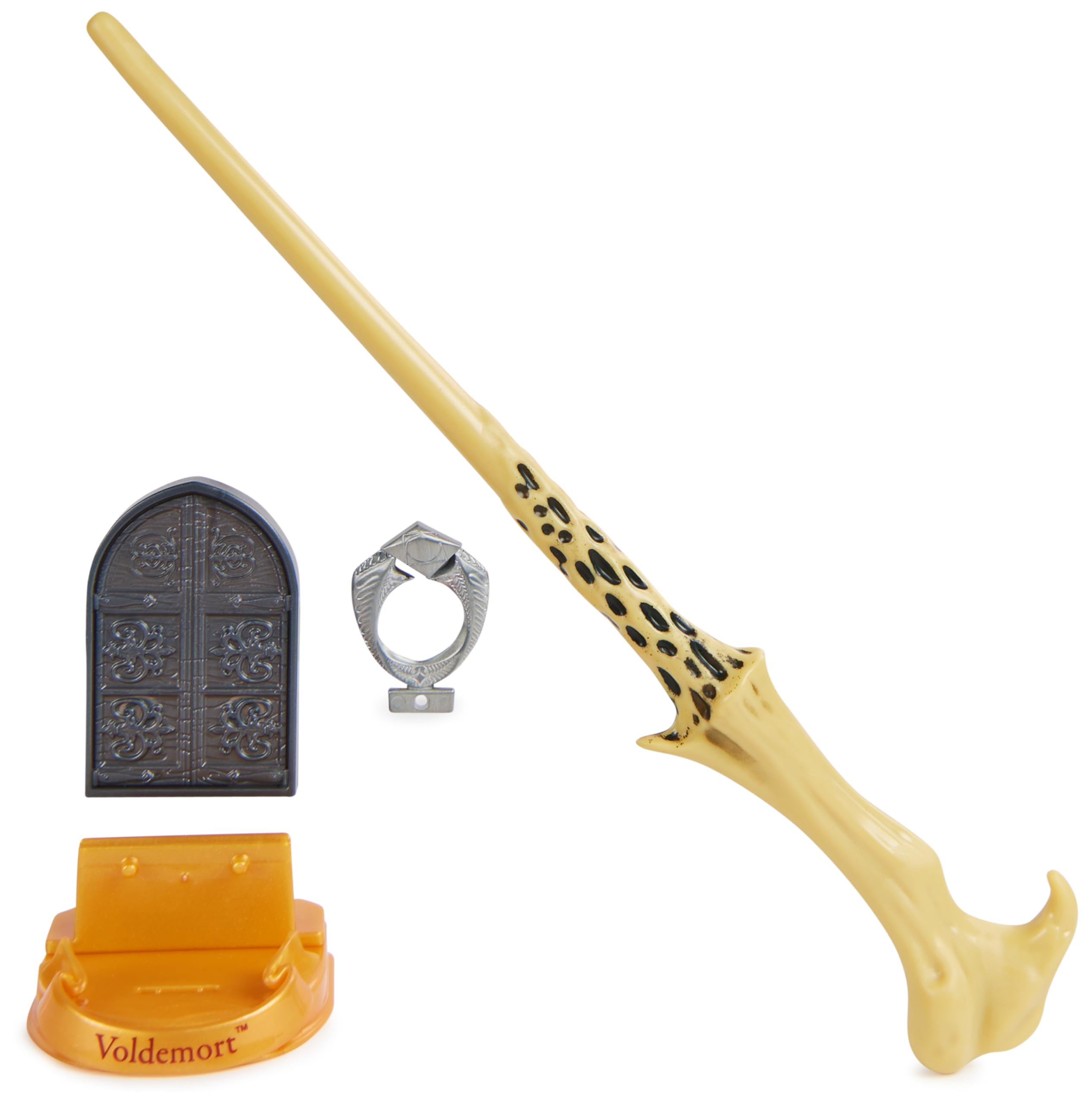 Wizarding World Voldemort wand 12-inch display-ready for collectors and cosplay.