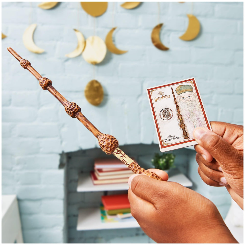 Wand with weighted base for stable handling during pretend play