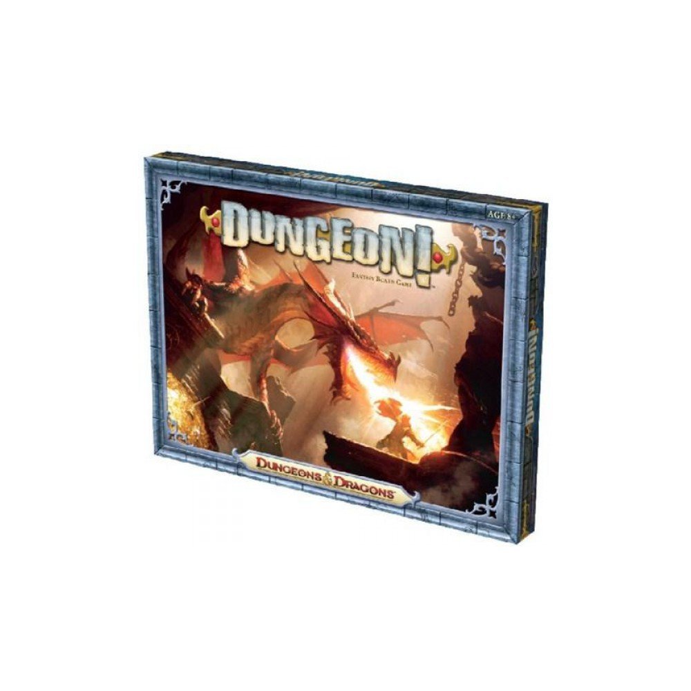 Wizards of the Coast D&D Dungeon! board game for treasure hunting and dungeon exploration