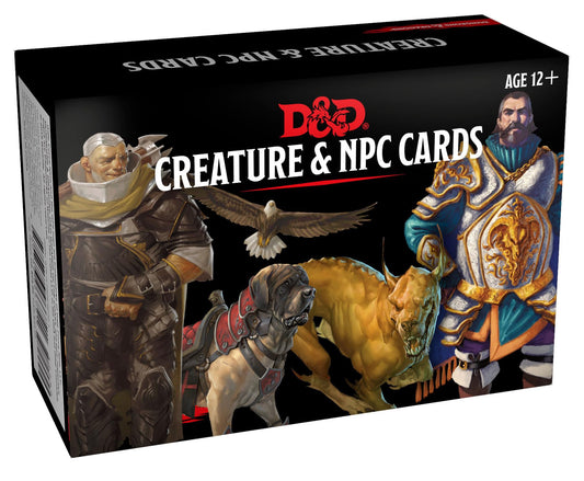 Wizards of the Coast D&D Spellbook Card featuring creature NPC card for quick encounter references.