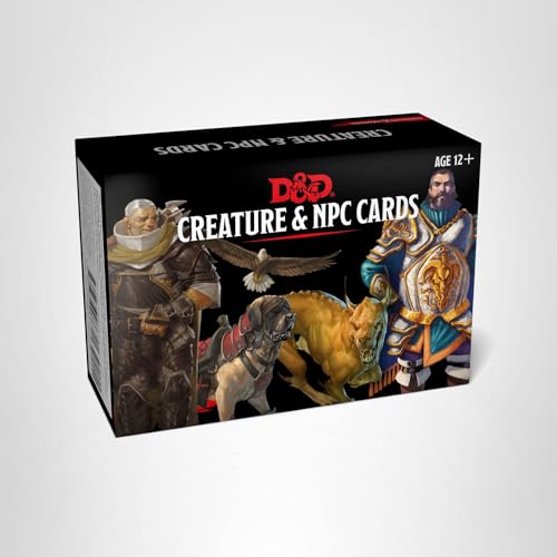 Wizards of the Coast D&D Spellbook Card with NPC art for streamlined game management.