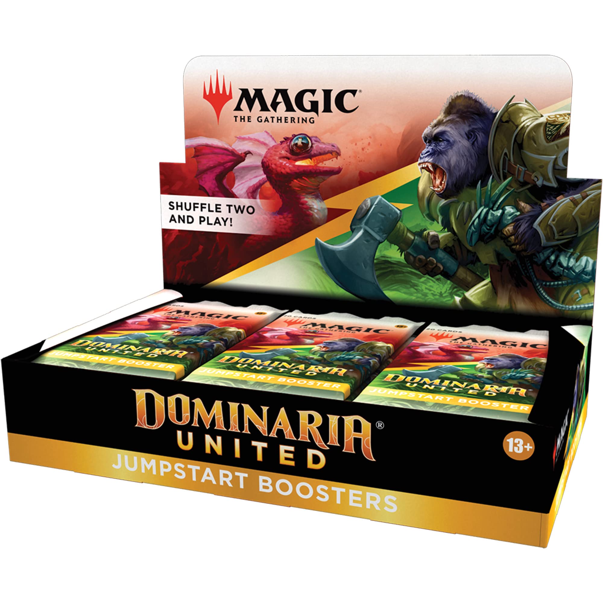 Wizards of the Coast Dominaria United Jumpstart booster box exterior, ready for game night.