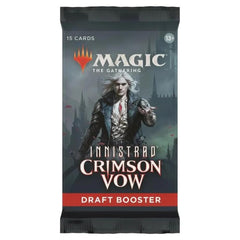 Wizards of the Coast Innistrad Crimson Vow draft booster packet for limited play and collection.