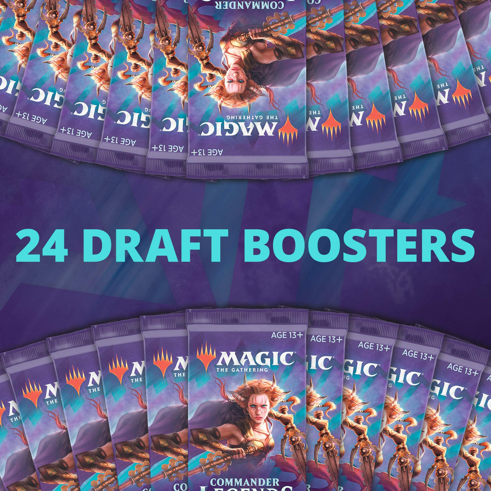The box packs 24 boosters for easy 8-player free-for-all drafts.
