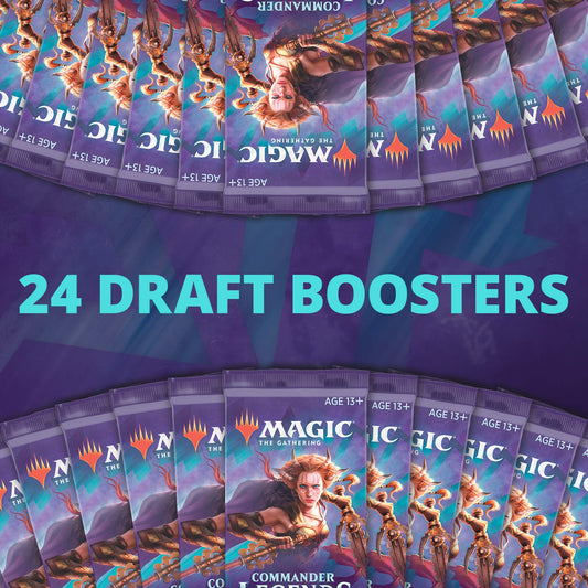 The box packs 24 boosters for easy 8-player free-for-all drafts.