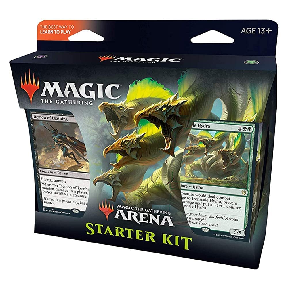 Wizards of the Coast MTG Arena Starter Kit with two decks ready for quick matches.