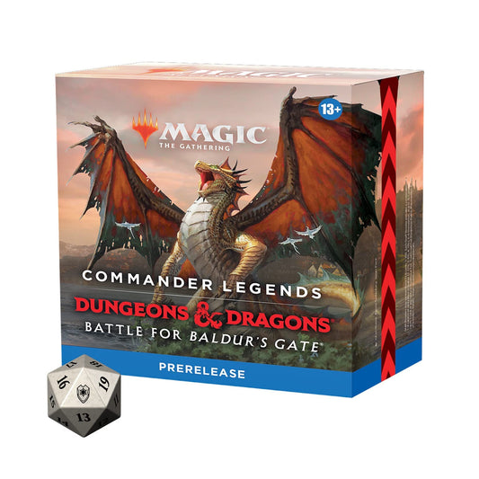 Wizards of the Coast MTG Baldurs Gate prerelease premium foil card enhances collection.