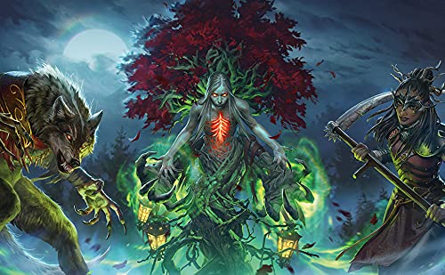 Wizards of the Coast Magic Innistrad Midnight Hunt Collector Booster extended-art cards shown for eye-catching decks.