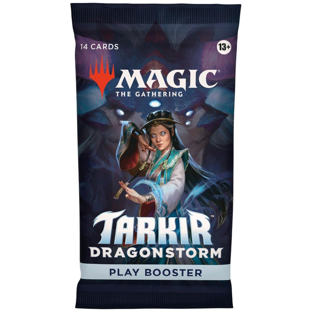 Wizards of the Coast Tarkir Dragonstorm pack front card art for exciting drafts.