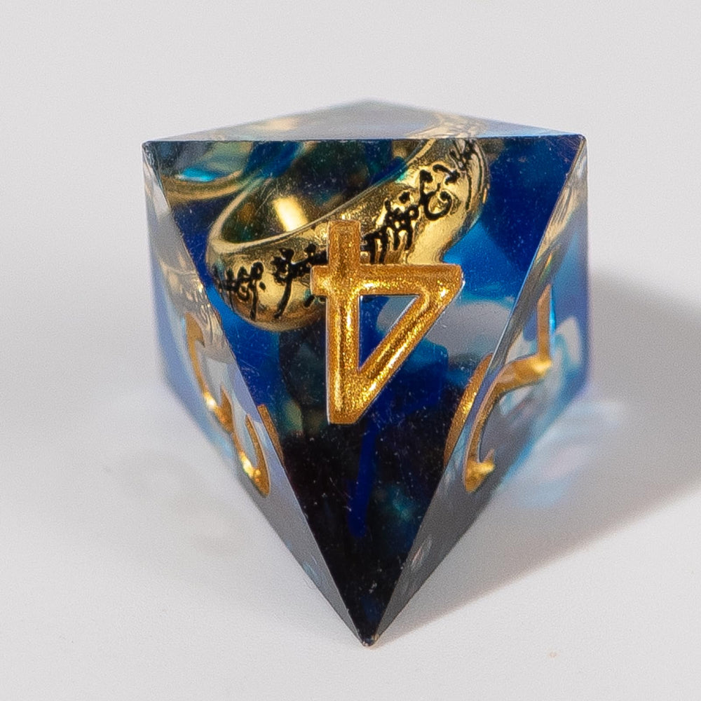 WizardsArcanum elegant blue dice design enhances immersion.